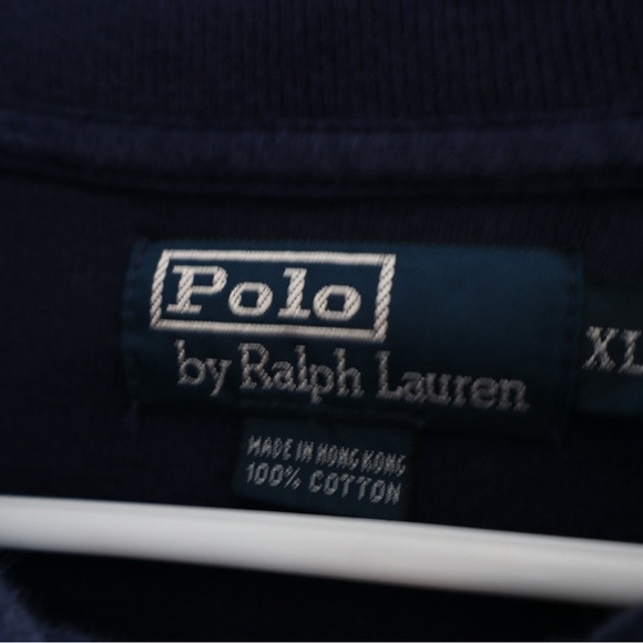 Polo Ralph Lauren Navy Blue 1/4 Zip Pullover - Picture 3 of 3